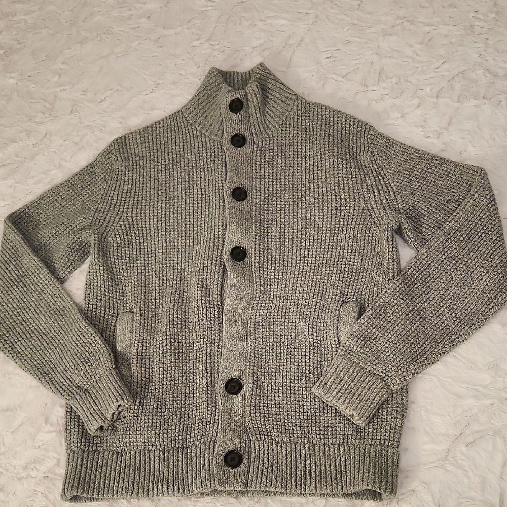 Banana Republic Gray Cardigan Sweater